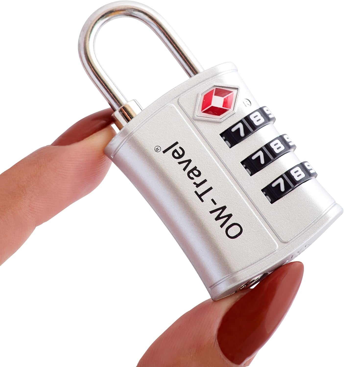 Cadenas TSA Pour Valise. Cadenas Code 3 Chiffres ABS Antivol Pour Bagages Casier Rangement Tente Camping.Bagages Combinaison Usa.Accessoires Voyage Avion. Serrure Valise 1 Argent