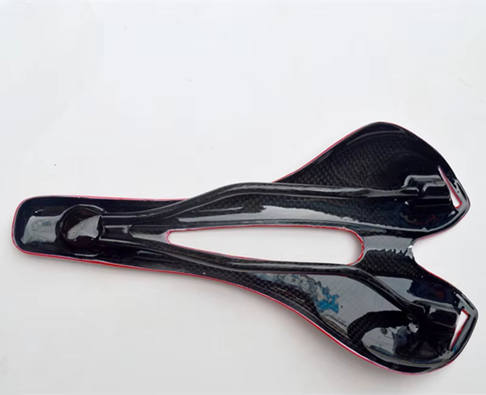 Cycling Saddle Full Carbon Fiber Mountain Bike Saddle Road Bicycle Cushion Red Bike Parts Mtb 275*143Mm
