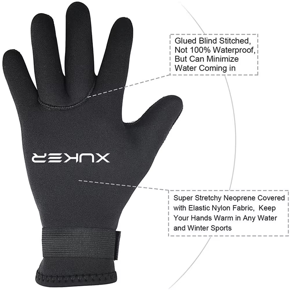 Diving Gloves - Neoprene 3Mm 5Mm