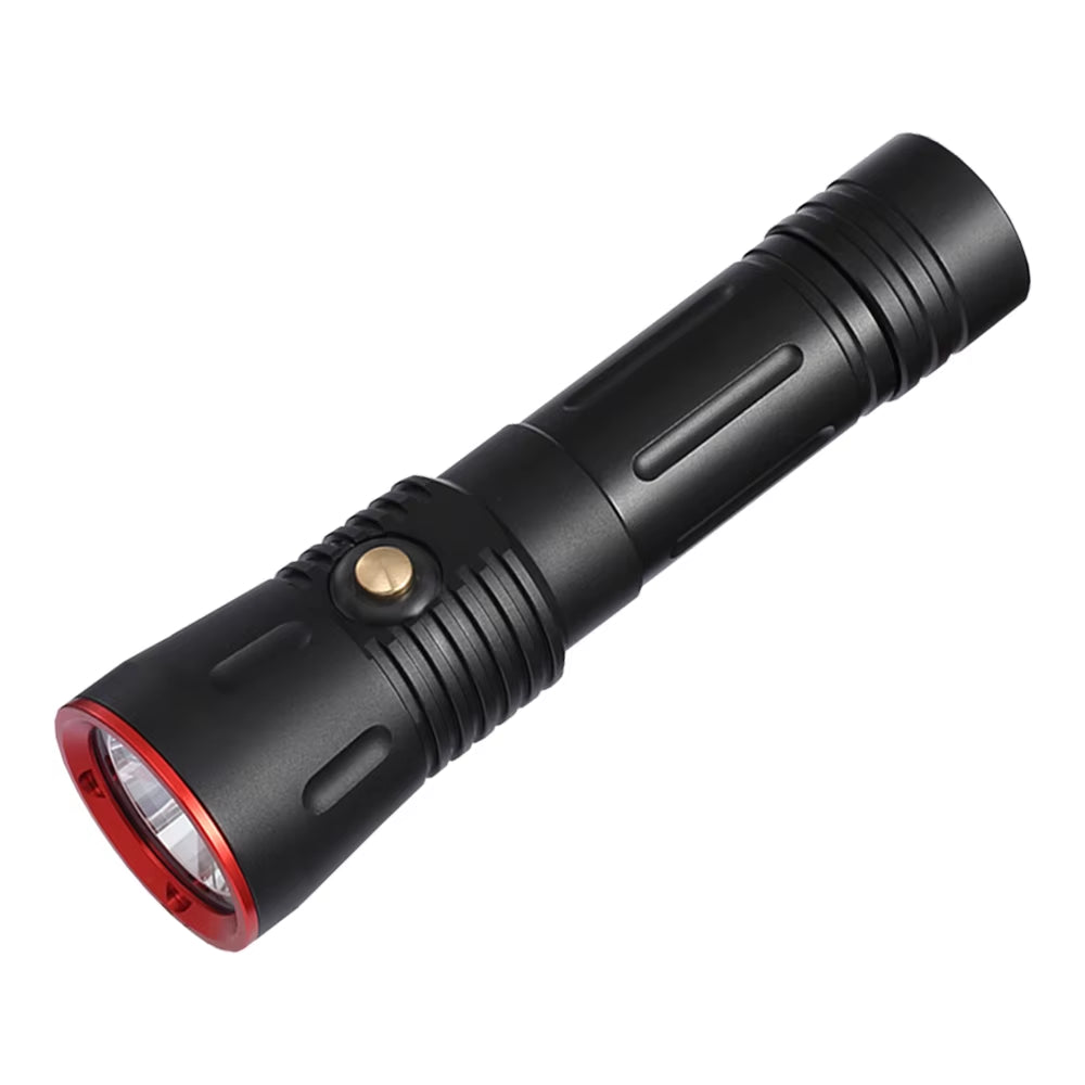 Asafee Diving Flashlight SST40 LED 2000Lm 18650 21700 Fisherman Dive Light Rechargeable Underwater Waterproof Fishing Torch