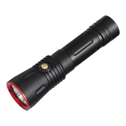 Asafee Diving Flashlight SST40 LED 2000Lm 18650 21700 Fisherman Dive Light Rechargeable Underwater Waterproof Fishing Torch