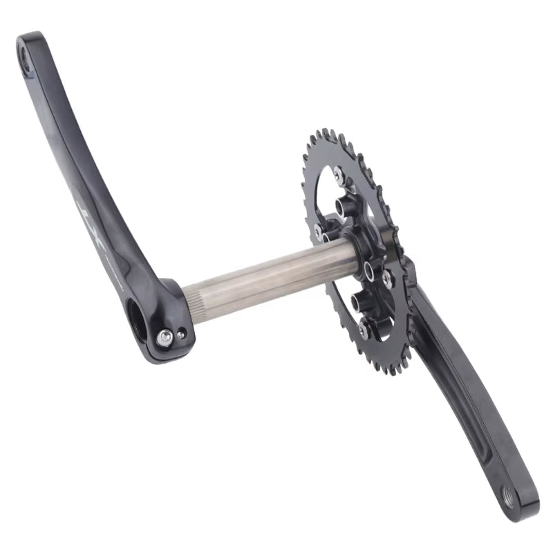 XT Hollowtech Mtb Crank Arms for Bicycle Crankset Integrated Candle Pe 2 Crowns Mountain Bike Connecting Rods 104 Bcd