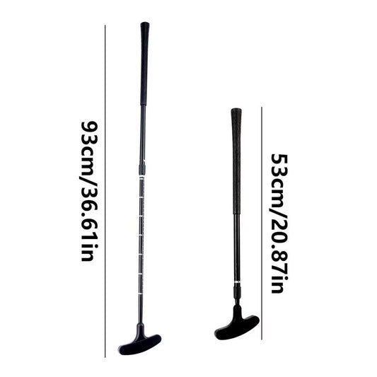 Telescopic Golf Swing Trainer Two Way Junior Golf Putter Mini Golf Club Practice Stick Golf Swing Masters Training Aid Exercise
