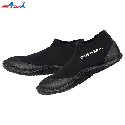 DIVE&SAIL 3Mm Neoprene Surf Dive Water Shoes Botas De Neopreno Low Cut Scuba Diving Wetsuit Boots for Men Women