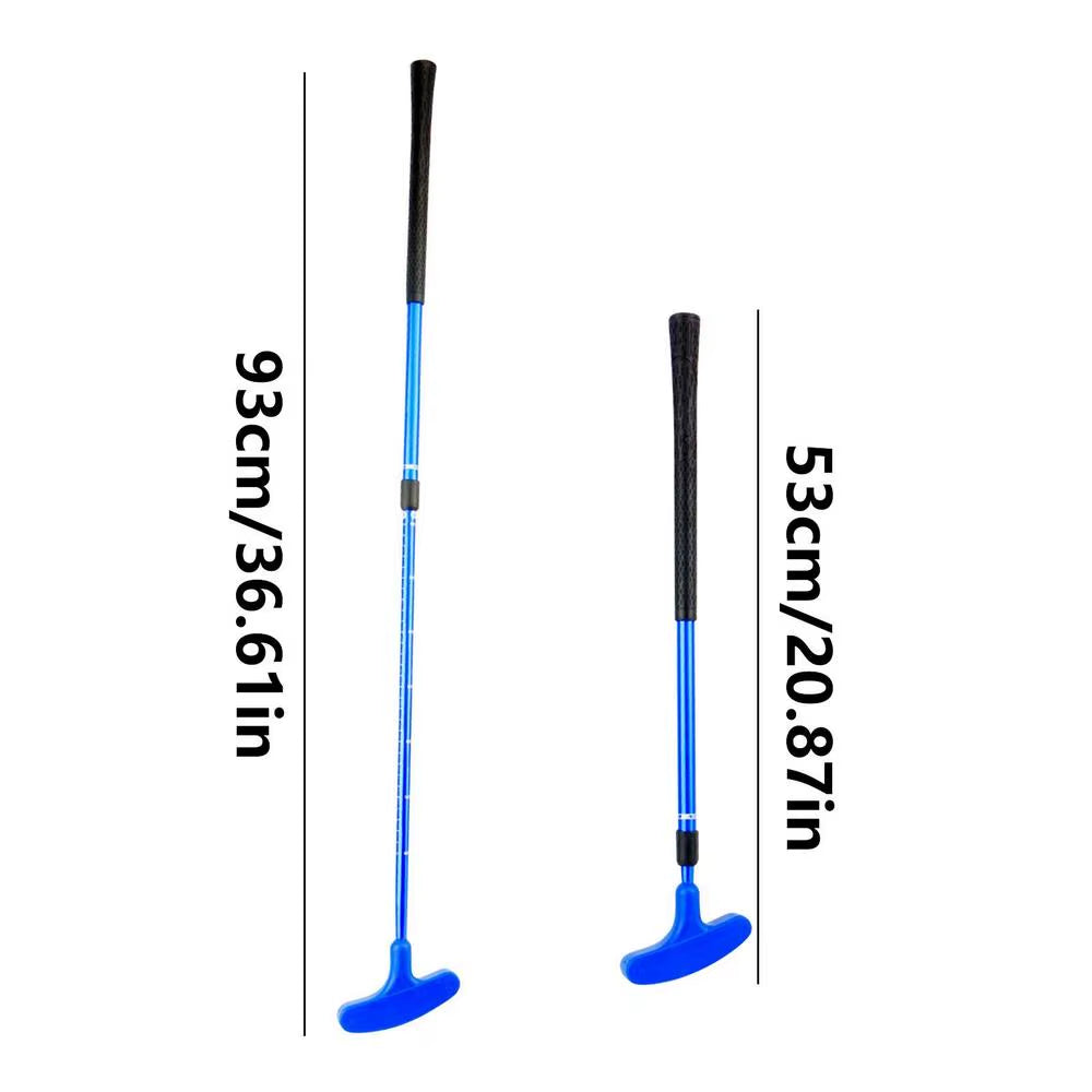 Telescopic Golf Swing Trainer Two Way Junior Golf Putter Mini Golf Club Practice Stick Golf Swing Masters Training Aid Exercise