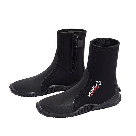DIVE&SAIL Professional 5Mm Warm Shoes anti Slip Vulcanized Swimming Scuba Diving Neoprene Boots for Watersports Surfing