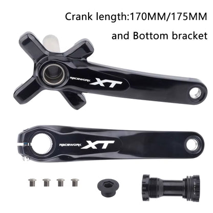 XT Hollowtech Mtb Crank Arms for Bicycle Crankset Integrated Candle Pe 2 Crowns Mountain Bike Connecting Rods 104 Bcd