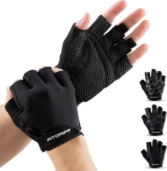 ® Gants Musculation Homme Et Femme (Rembourré) - Gants De Gym, Fitness, Sport, Halterophilie - Accessoires D'Entraînement