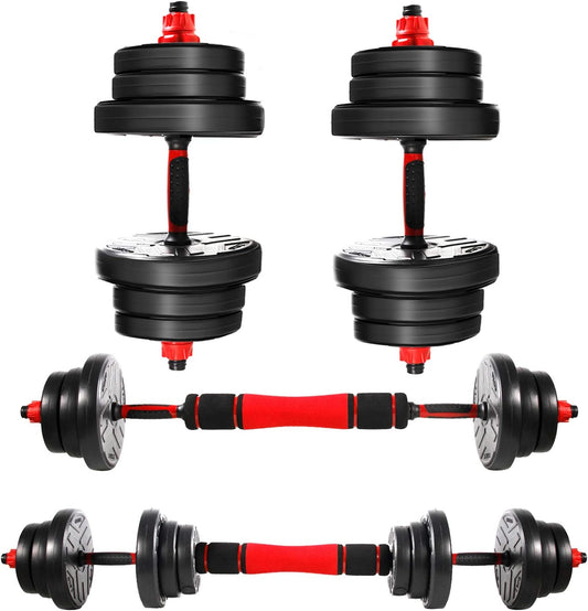 Haltère Réglable, Haltères Musculation 20/25/30/40KG Pour Adaptés Au Fitness À Domicile Et À La Musculation-Zerro
