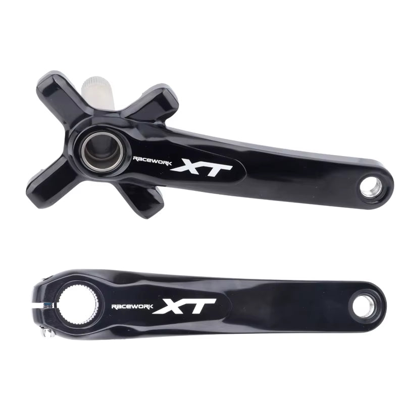 XT Hollowtech Mtb Crank Arms for Bicycle Crankset Integrated Candle Pe 2 Crowns Mountain Bike Connecting Rods 104 Bcd