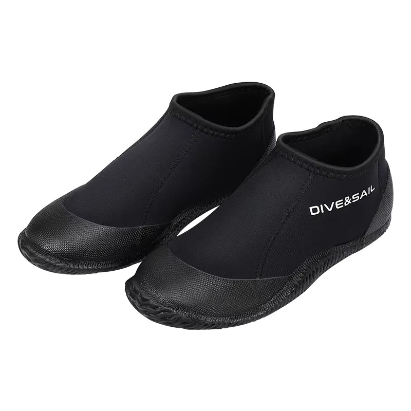 DIVE&SAIL 3Mm Neoprene Surf Dive Water Shoes Botas De Neopreno Low Cut Scuba Diving Wetsuit Boots for Men Women