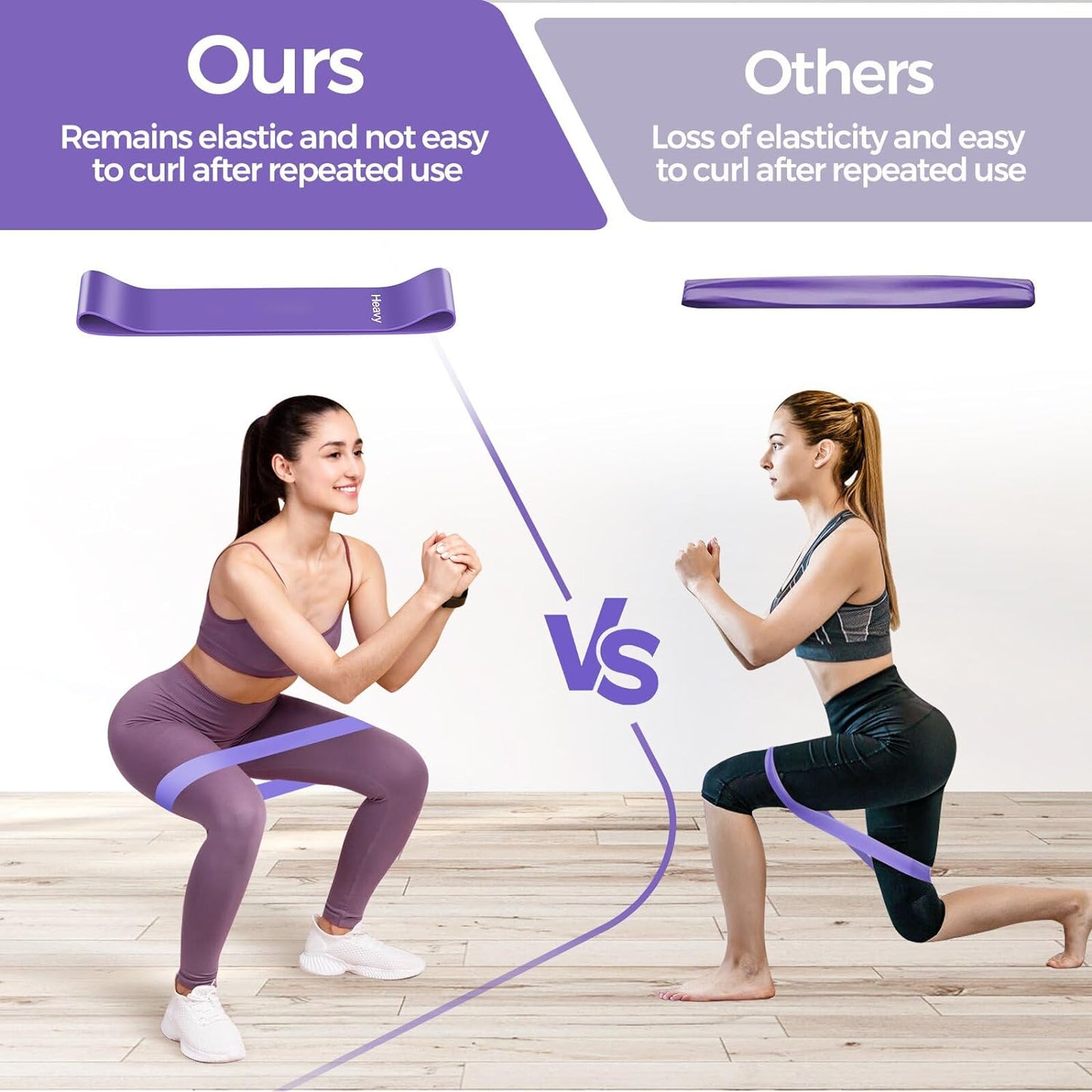 Élastique Musculation[Lot De 5], Bande Elastique Musculation Avec 5 Niveaux De Force, Elastique Sport Pour Fitness Pilates Yoga -Bande De Resistance Musculation Avec Sac De Rangement