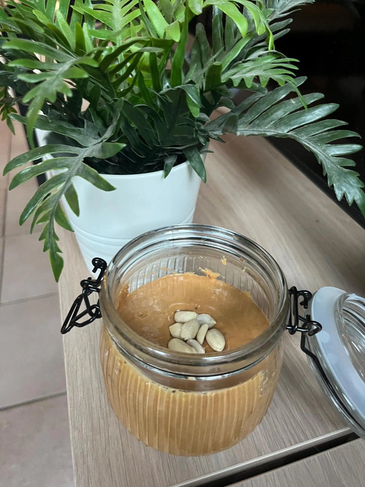 Beurre de cacahuète 100% naturel 300g, sans sucre sans huile et fait maison, pâte à tartiner, smoothie gourmand ou un bol bien nourrissant !