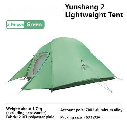 Camping Tent for 1 or 2 or 3 Persons with 3000mm or 4000mm waterproof