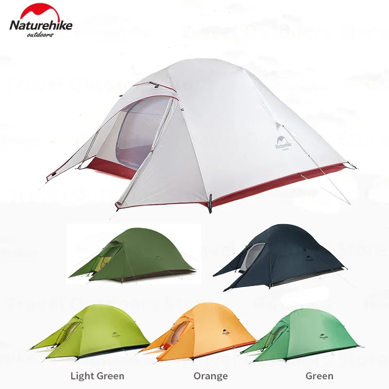 Camping Tent for 1 or 2 or 3 Persons with 3000mm or 4000mm waterproof