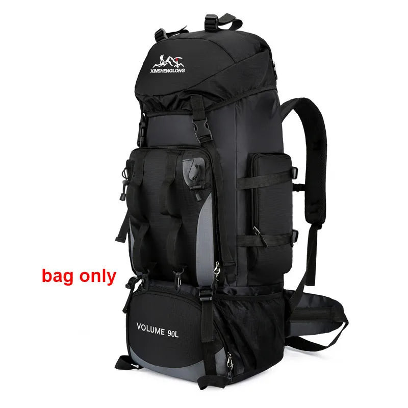 90L Waterproof Hiking Camping Backpack 