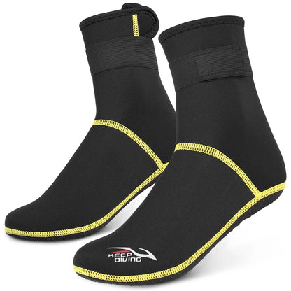 Diving Socks 3Mm Neoprene Beach Water Socks Thermal Wetsuit Boots anti Slip Diving Socks for Rafting Snorkeling Sailing Swimming
