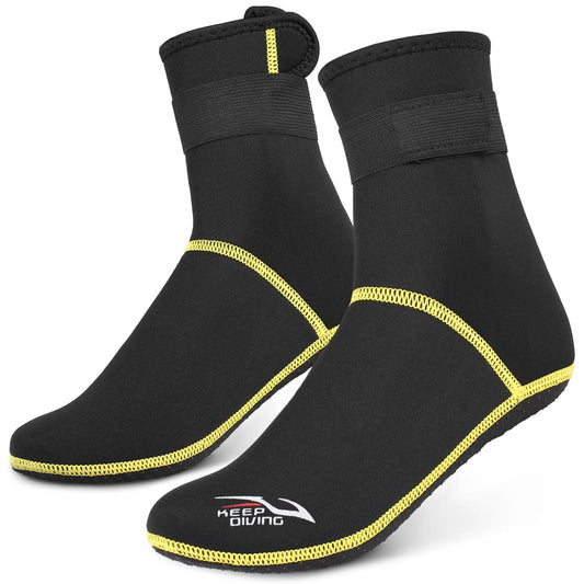 Diving Socks 3Mm Neoprene Beach Water Socks Thermal Wetsuit Boots anti Slip Diving Socks for Rafting Snorkeling Sailing Swimming