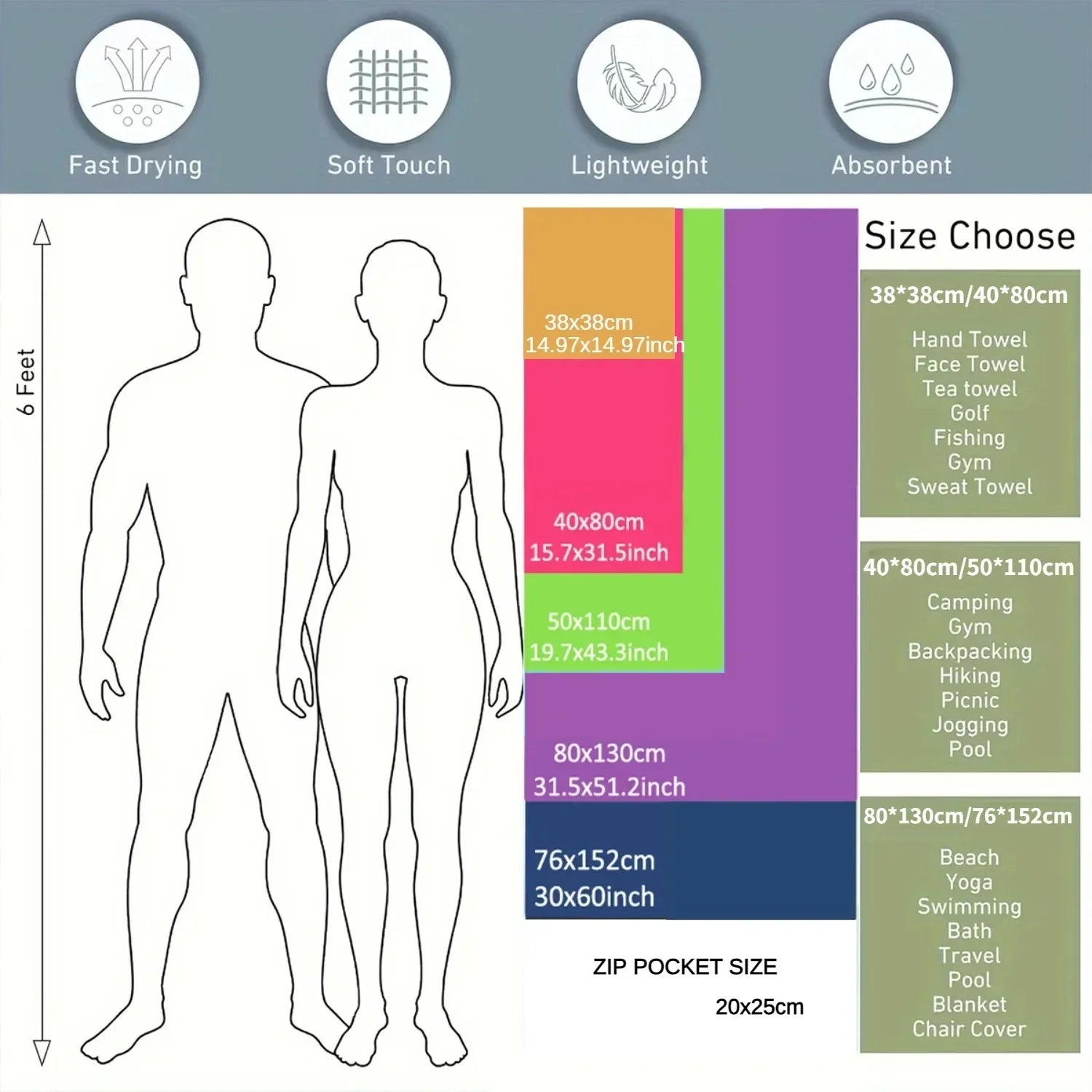 Microfiber Towel - Quick-Dry