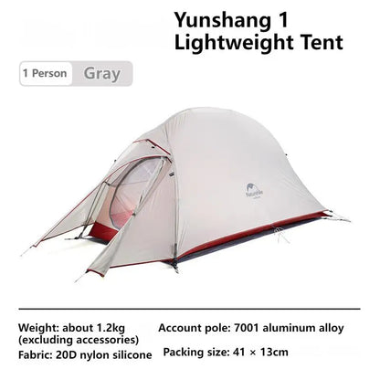 Camping Tent for 1 or 2 or 3 Persons with 3000mm or 4000mm waterproof