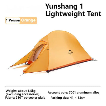Camping Tent for 1 or 2 or 3 Persons with 3000mm or 4000mm waterproof