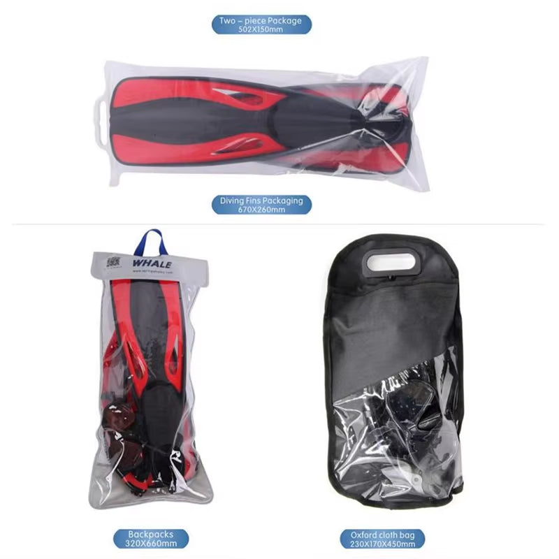 Diving Mask Fins and Snorkel Set Swim Diving Accessories anti Fog Tempered Lens Diving Mask Goggles