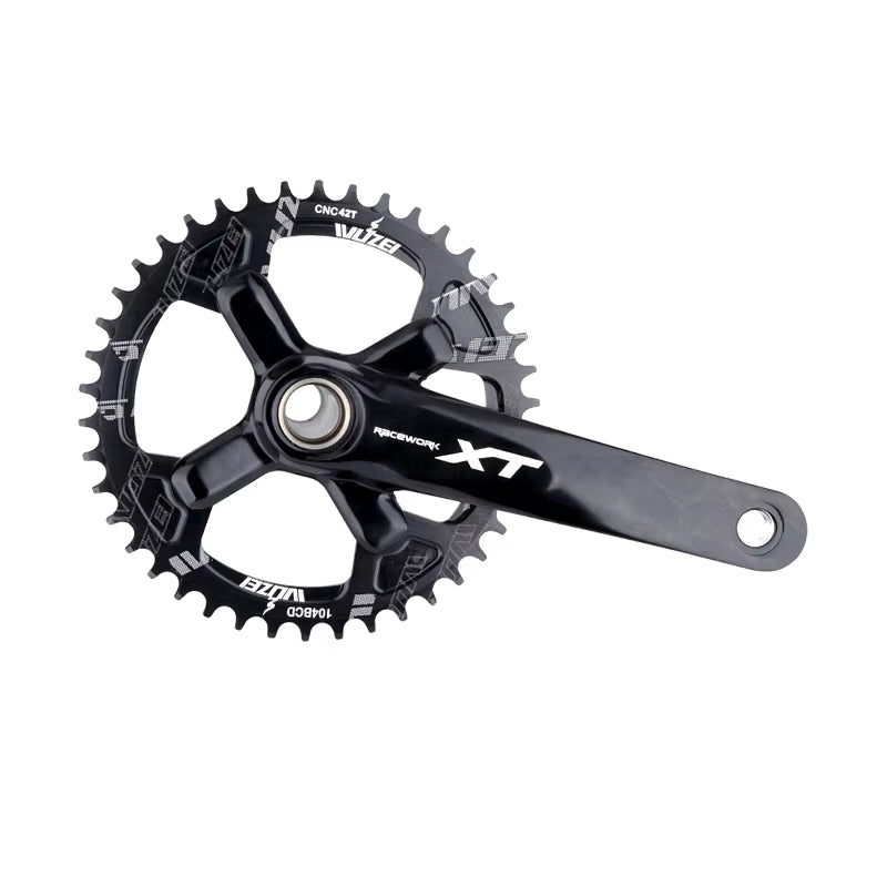 XT Hollowtech Mtb Crank Arms for Bicycle Crankset Integrated Candle Pe 2 Crowns Mountain Bike Connecting Rods 104 Bcd