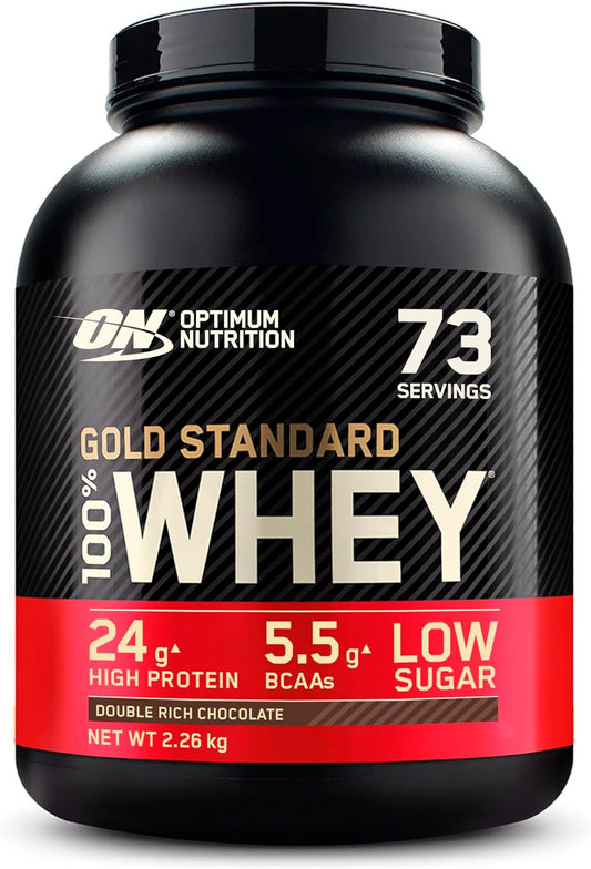 Gold Standard 100% Whey, Protéine En Poudre, Goût Double Chocolat Riche, 2.26Kg, 73 Doses