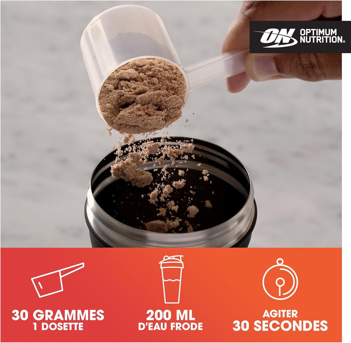 Gold Standard 100% Whey, Protéine En Poudre, Goût Double Chocolat Riche, 2.26Kg, 73 Doses