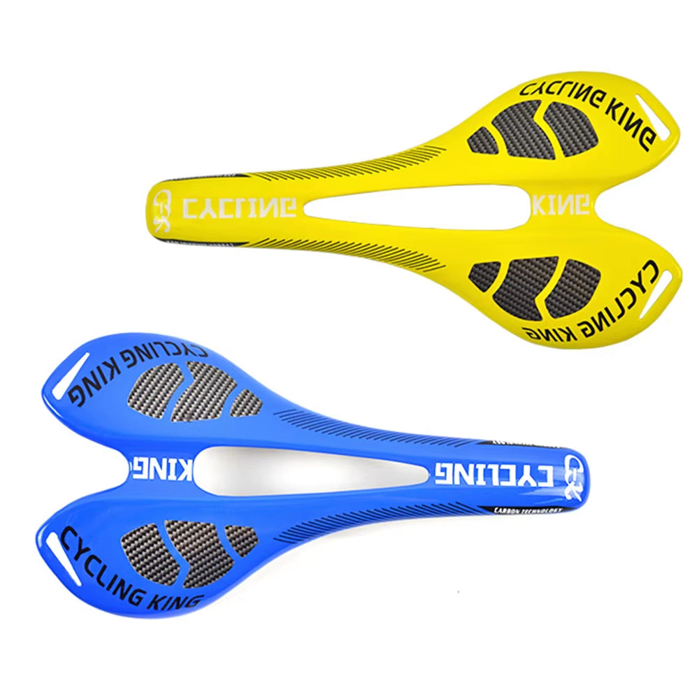 Cycling Saddle Full Carbon Fiber Mountain Bike Saddle Road Bicycle Cushion Red Bike Parts Mtb 275*143Mm