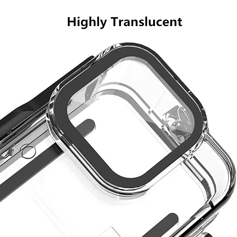 60M Waterproof Case for  Hero 13 12 11 10 9 Underwater Diving Housing Cover for Go Pro Hero 9 10 11 12 13 Accessories