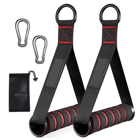 Exercise Handle Gym Resistance Bands Foam Handles Fitness Equipment for Pilates Yoga Strength Trainer Anti-Slip Grip Home Gym