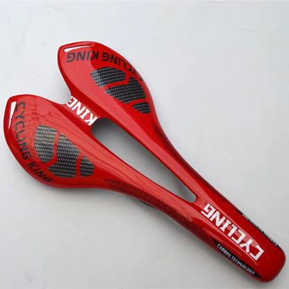 Cycling Saddle Full Carbon Fiber Mountain Bike Saddle Road Bicycle Cushion Red Bike Parts Mtb 275*143Mm
