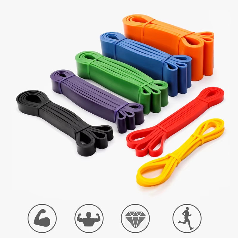 Elastic Rubber Bands Natural Latex, Unisex Expanders, Pilates Fitness Equipment, Resistance and Strength Training Extender