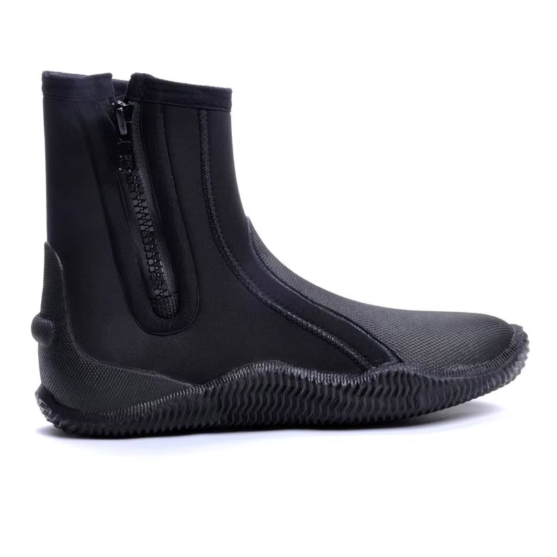 5Mm Safety Waterproof Keep Warm Scuba Beach Reef Shoes Camo Rubber Neoprene Diving Boots for Underwater Surfing Snorkelling